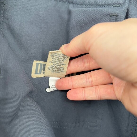 Duluth Mens Dry on the Fly 9" Shorts Size 2XL XXL Gray Blue Nylon Belted Outdoor - Picture 7 of 12